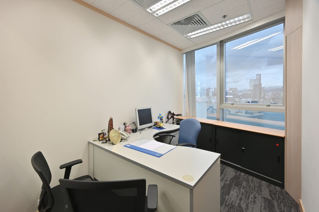 HK Office Design & Renovation Project-Patrick Leung Agency Limited at Sino Plaza.