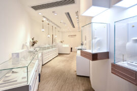 AUGUST JEWELERS-香港珠寶及首飾商店商鋪室內設計與裝修工程項目 | 華迪設計工程有限公司